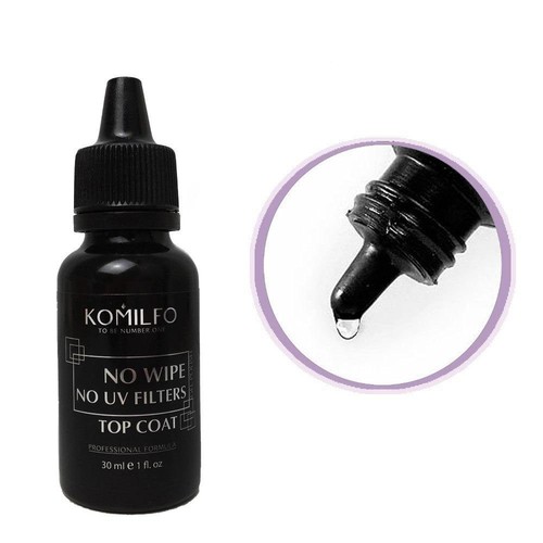 Komilfo top coat wipe 30ml - komilfo,
