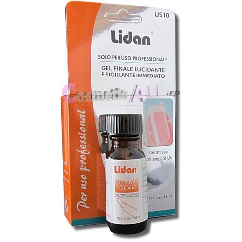 Lidan top coat gel unghie - top, uv