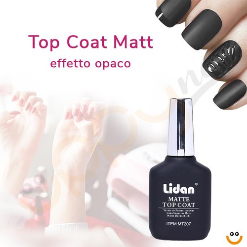 Gel matt top coat opaco - uv,