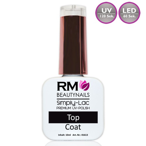 10ml top coat gel smalto - top,