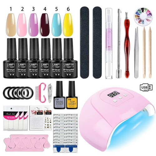 Kit smalto gel unghie - kit, con